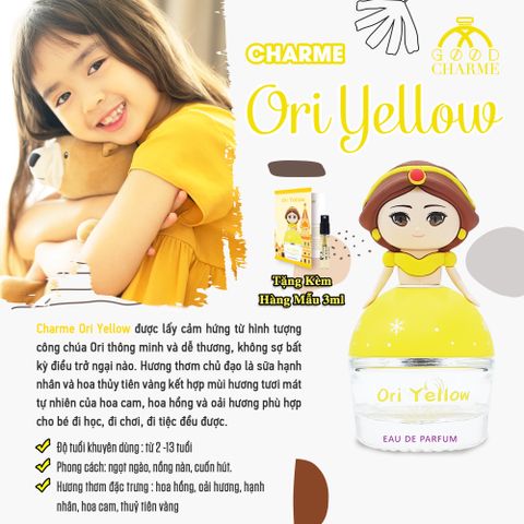 Nước Hoa Trẻ Em GOODCharme Ori Yellow 30ML/10ML