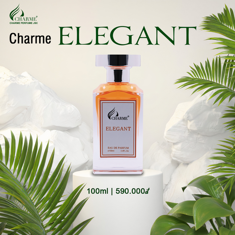 Nước Hoa Nam CHARME ELEGANT hương biển hiện đại và nam tính dành cho phái mạnh Chai TEST MINI 10ML