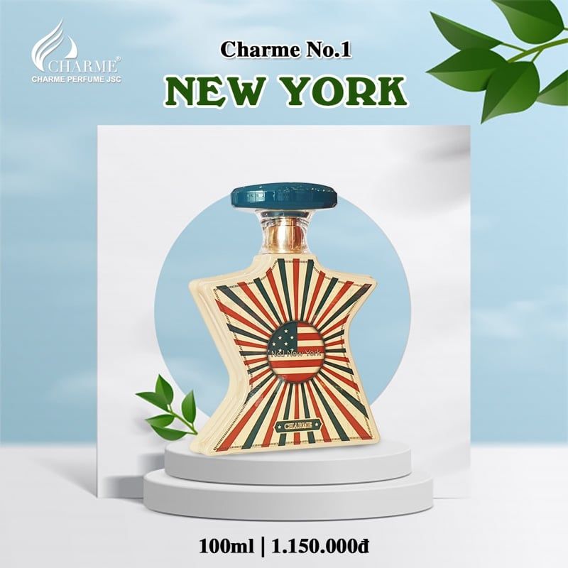 Nước Hoa Unisex Charme No.1 New York 100Ml