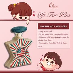 Nước Hoa Unisex Charme No.1 New York 100Ml