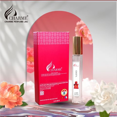 Nước Hoa Nữ CHARME QUEEN Mùi Hương Nồng Nhiệt Tươi Mát Của Hoa Hồng Và Mật Ong Chai TEST MINI 10ML