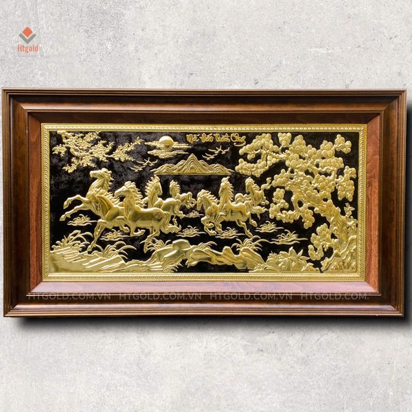 TRANH ĐỒNG MÃ ĐÁO THÀNH CÔNG (Kích thước 55cm X 95cm