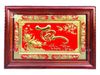 TRANH CHỮ TÂM - THƯ PHÁP - MẠ VÀNG 24K (Kích thước 88cm x 128cm)