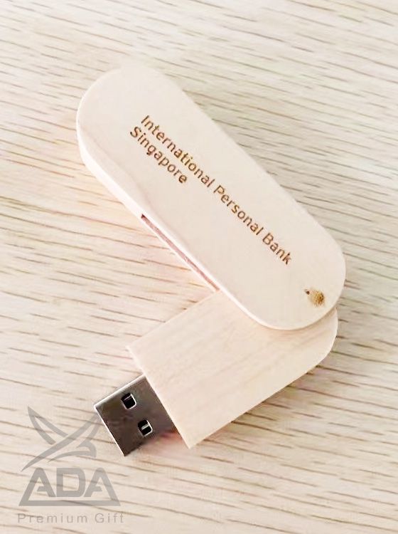 Quà tặng USB gỗ - In logo Citibank IPB