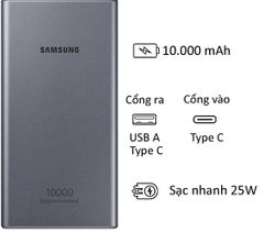 Pin sạc dự phòng SamSung EB-P3300X 10.000 MAH sạc nhanh 25W chính hãng