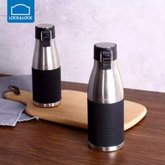 Bình giữ nhiệt Lock&Lock Cylinder Bottle Tumbler 600ml LHC4146SLV