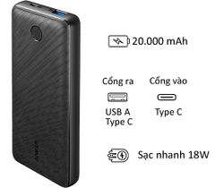 Pin sạc dự phòng Anker Power 3 20000mAh PD A1281