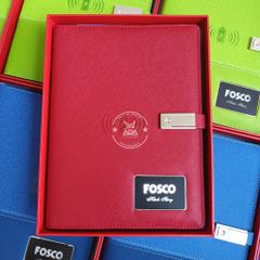 Sổ sạc đa năng cao cấp - In logo FOSCO