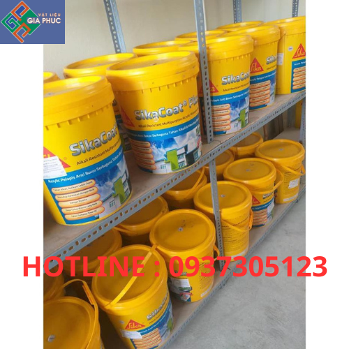 SIKACOAT PLUS 4KG TRẮNG - MÀNG CHỐNG THẤM TƯỜNG MÁI