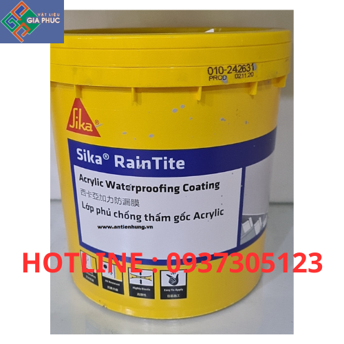 SIKA RANTILE 20KG - SƠN CHỐNG THẤM ĐÀN HỒI CHỐNG TIA UV