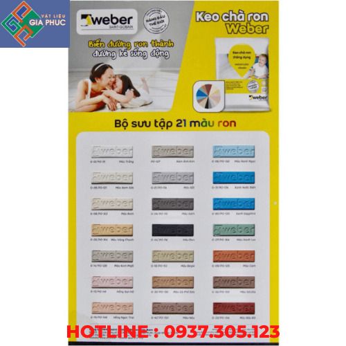 Keo chà ron Weber