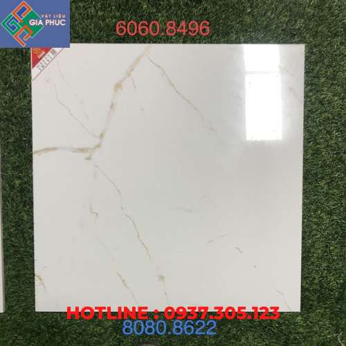 GẠCH ỐP LÁT PRIME VÂN SÓNG TRẮNG 60X60