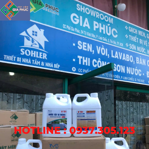 TẨY XI MĂNG HT01 - CAN 1.8L