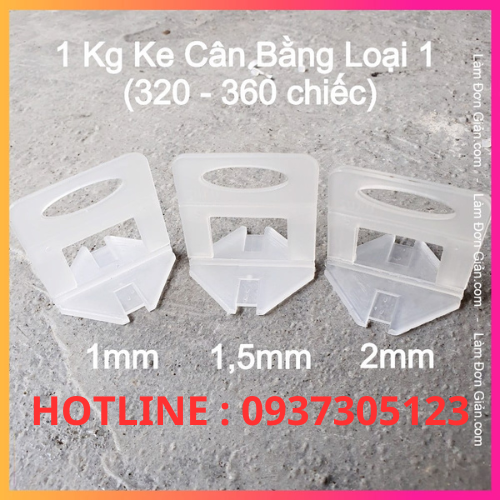 KE CÂN BẰNG 1.5mm - KE CÂN BẰNG LÀM TỪ NHỰA NGUYÊN SINH