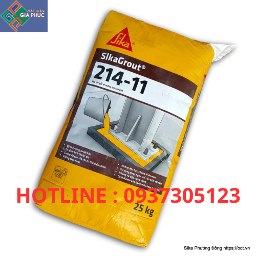 SikaGrout 214-11 - VỮA RÓT KHÔ BÙ CO NGÓT