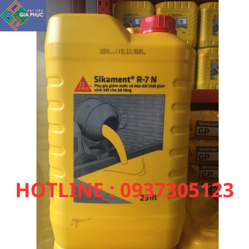 Sika R7 25L - PHỤ GIA GIẢM NƯỚC HỖ TRỢ NHANH THÁO VÁN KHUÔN