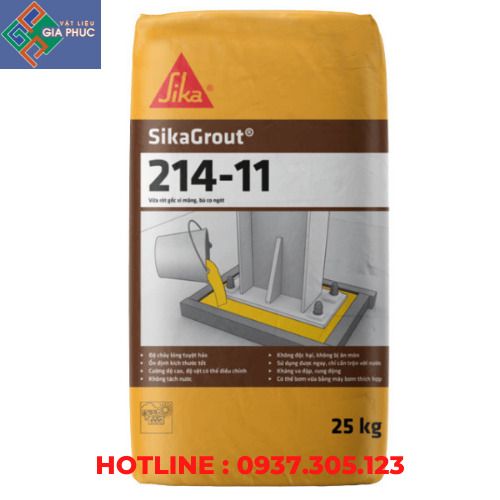 SikaGrout 214-11 - VỮA RÓT KHÔ BÙ CO NGÓT