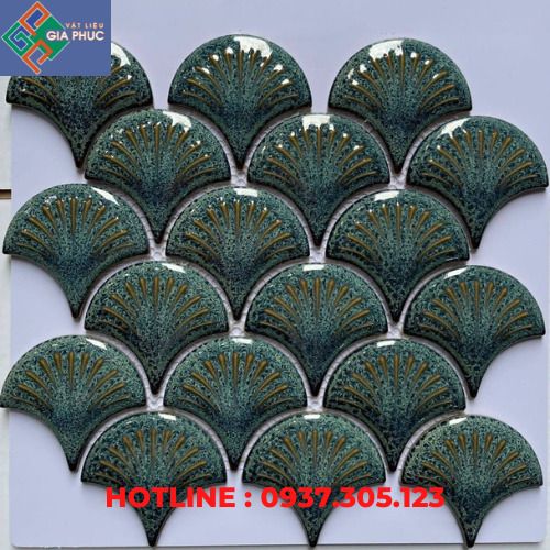 GẠCH TRANG TRÍ HÌNH VẢY CÁ