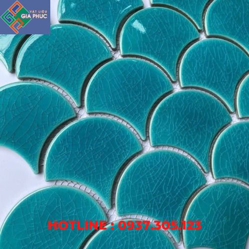 GẠCH TRANG TRÍ HÌNH VẢY CÁ