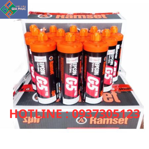 KEO CẤY THÉP RAMSET EPCON G5 650ML - CHÍNH HÃNG - CÓ VAT ĐẦY ĐỦ