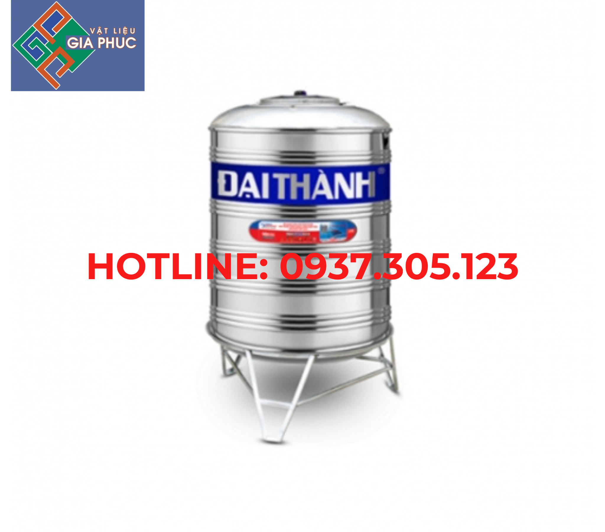 BỒN ĐỨNG INOX ĐẠI THÀNH 2000L 304