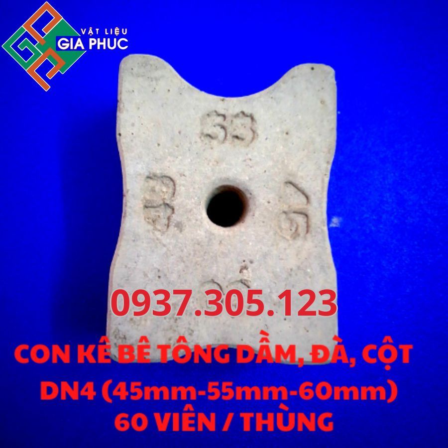 CON KÊ BÊ TÔNG DẦM ĐÀ CỘT DN4 - CỤC KÊ ĐA NĂNG (4.5cm-5.5cm-6cm) MAC 600