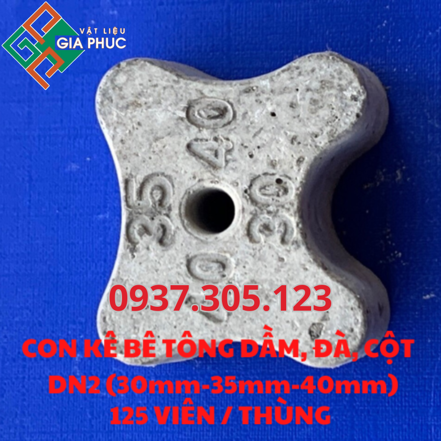 CON KÊ BÊ TÔNG DẦM ĐÀ CỘT DN2 - CỤC KÊ ĐA NĂNG (3.0cm-3.5cm-4cm) MAC 600
