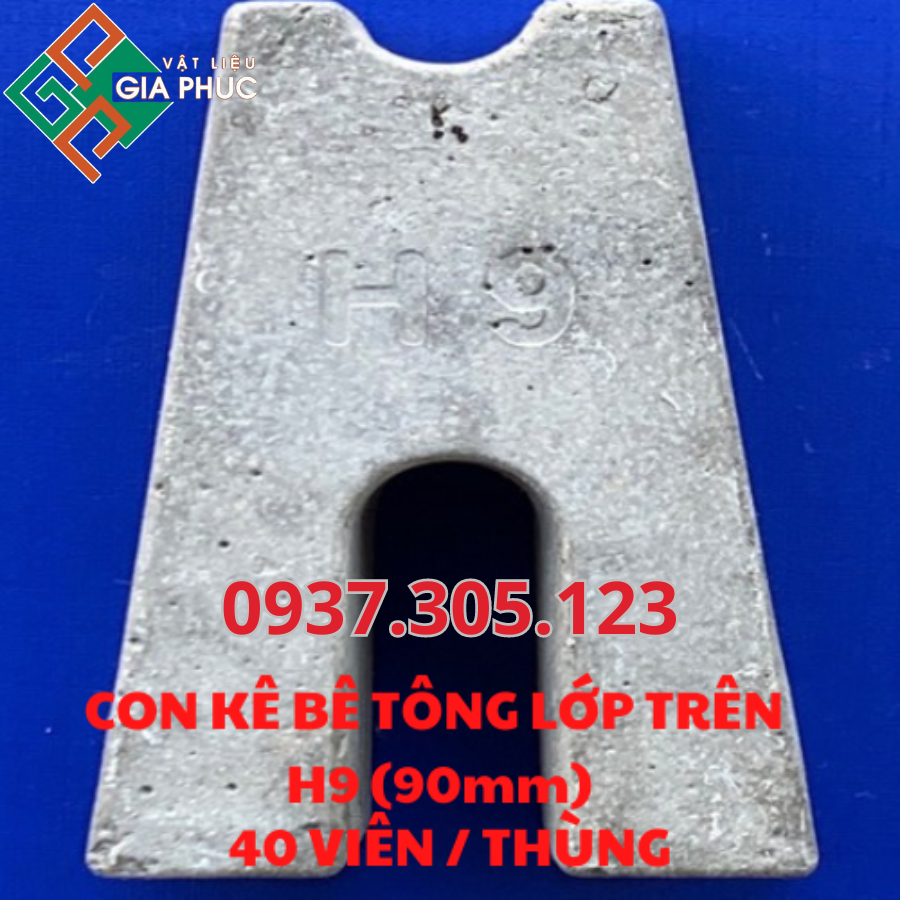 CON KÊ BÊ TÔNG SÀN LỚP TRÊN H9 (9cm) MAC 600 - CỤC KÊ BÊ TÔNG H9