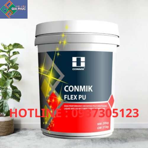 CHỐNG THẤM CONMIK FLEX 20KG - CHỐNG THẤM LỘ THIÊN - CHỐNG THẤM SÀN MÁI