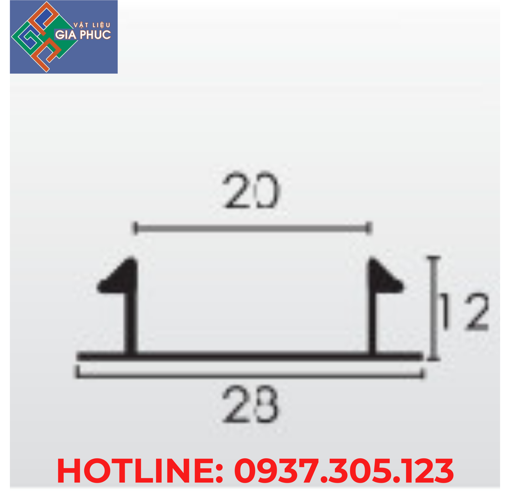 NẸP CHỈ U20 (2M/CÂY)
