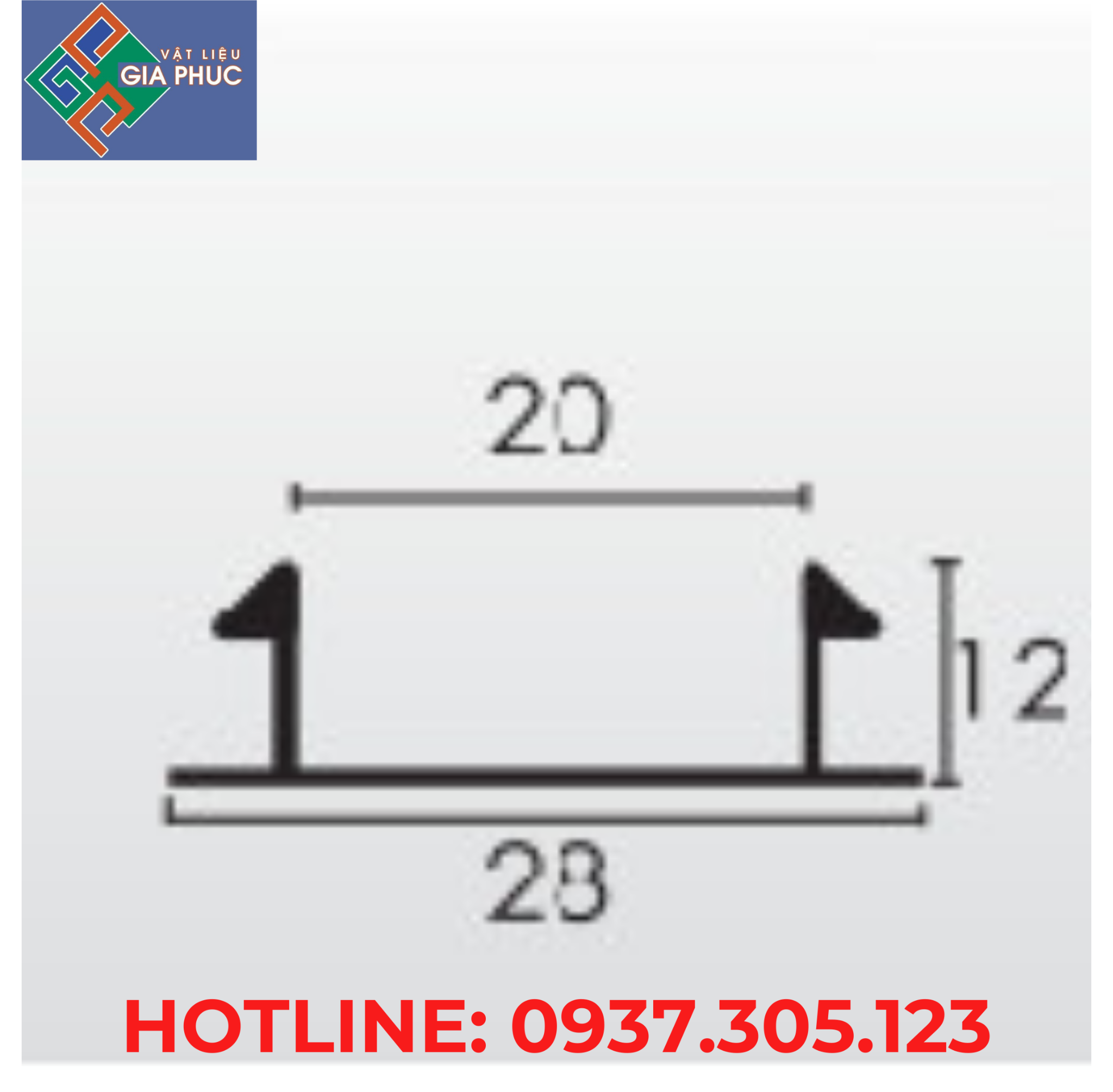 NẸP CHỈ U20 (2M/CÂY)