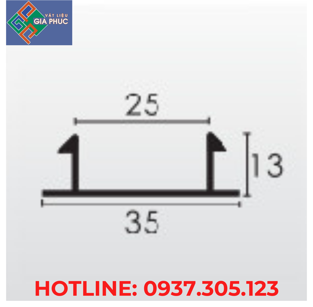 NẸP CHỈ U25 (2M/CÂY)