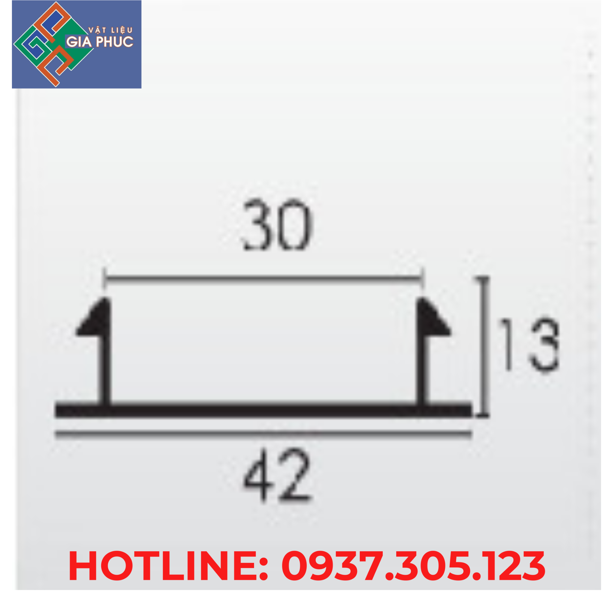 NẸP CHỈ U30 (2M/CÂY)