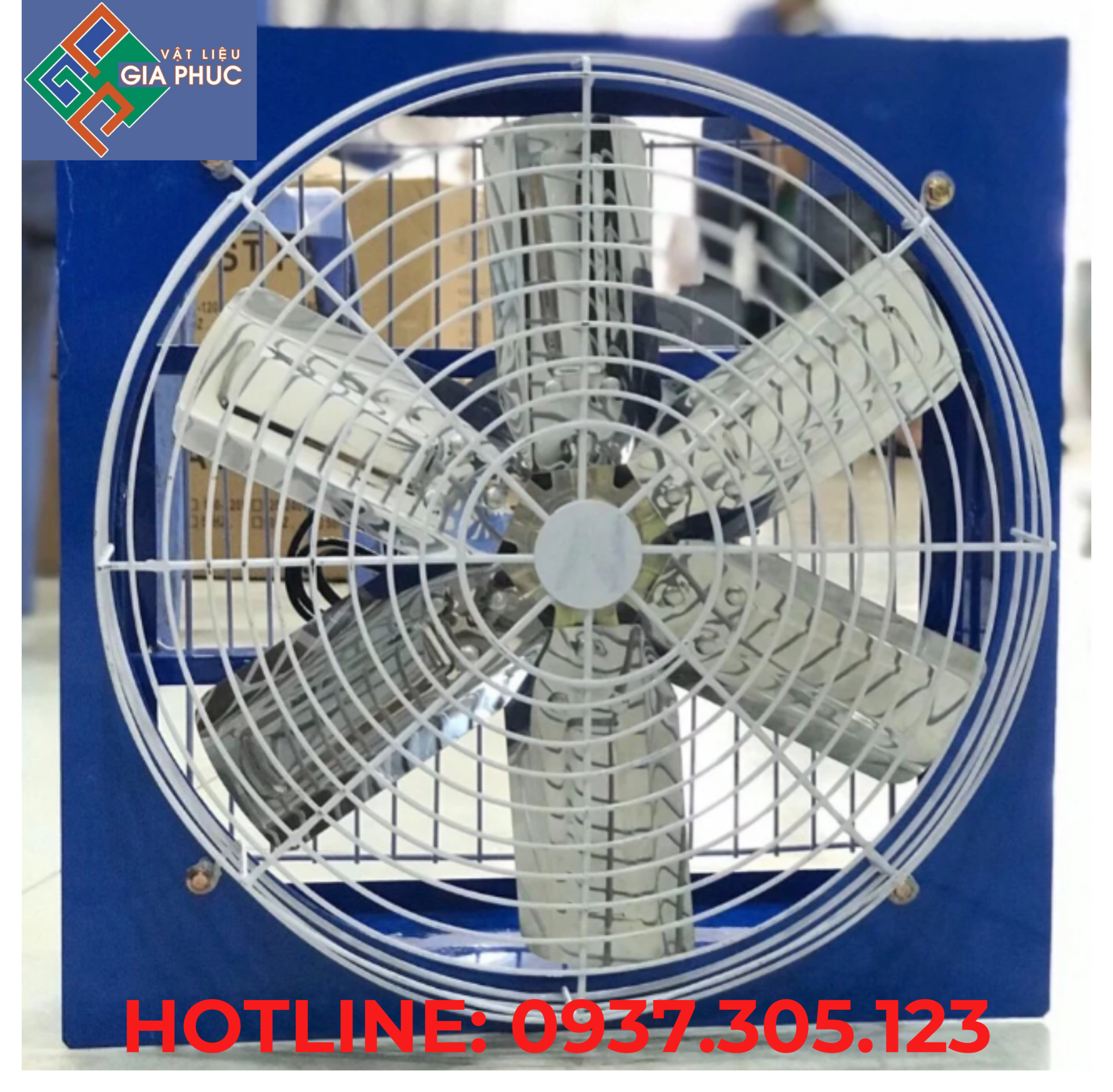 QUẠT THÔNG GIÓ VUÔNG HVN HAI MẶT LƯỚI 600*600*140
