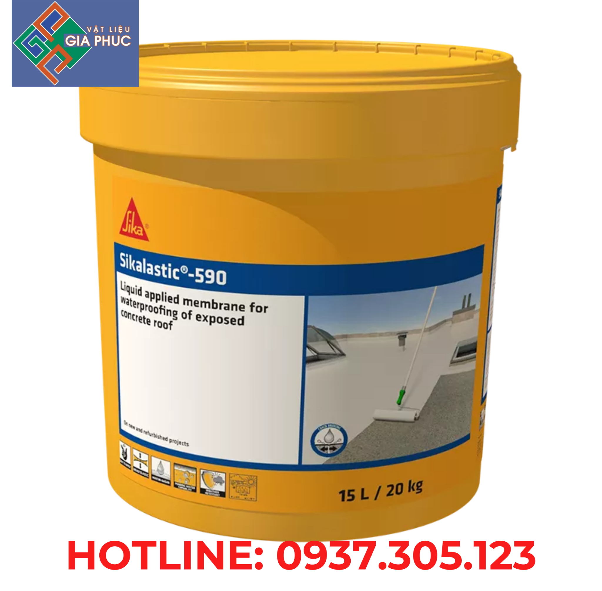 SIKA LASTIC 590 - 20KG (THÙNG)