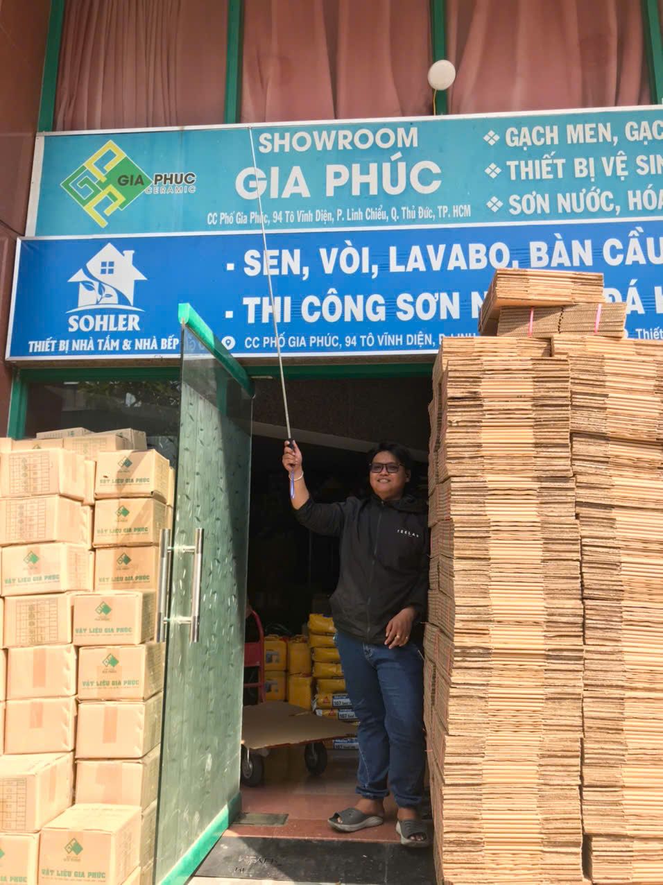 CÂY GÕ GẠCH 1.6M - DÙNG KIỂM TRA BỘP GẠCH TƯỜNG, SÀN ( CÓ THỂ THU GỌN - KÉO DÀI )