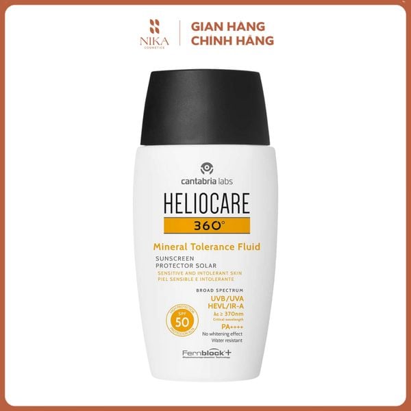 Kem Chống Nắng Heliocare Mineral Tolerance Fluid Spf50 50Ml