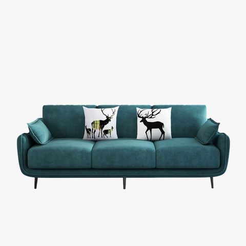 Sofa Văng Bọc Nỉ Vải Nhung Chân Sắt Hiện Đại – SF24