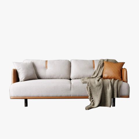 Sofa Văng Viền Da Chân Sắt Hiện Đại – SF04