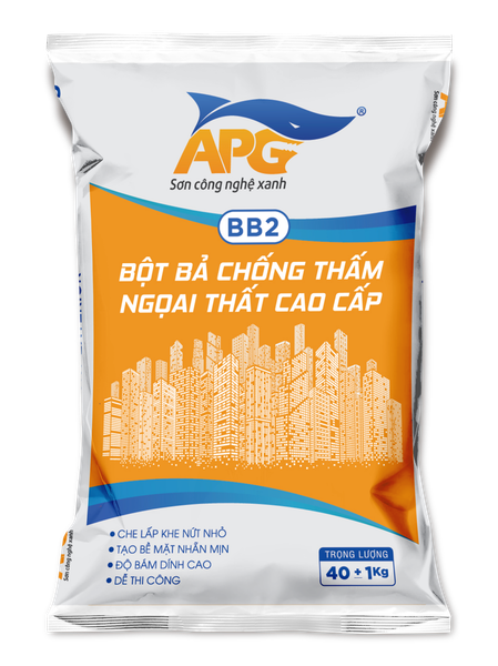  Bột bả chống thấm ngoại thất cao cấp - BB2 