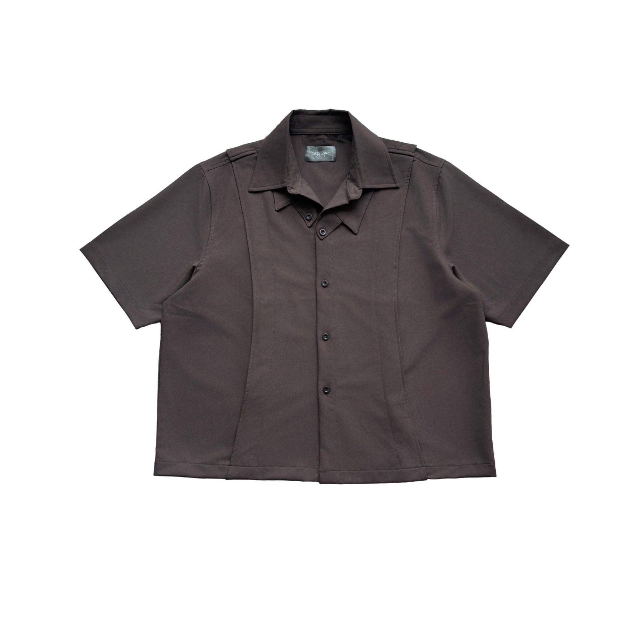 Double Collared Shirt - Mocha