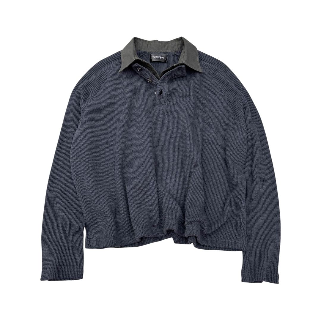 WAF Collared Tee - Gray