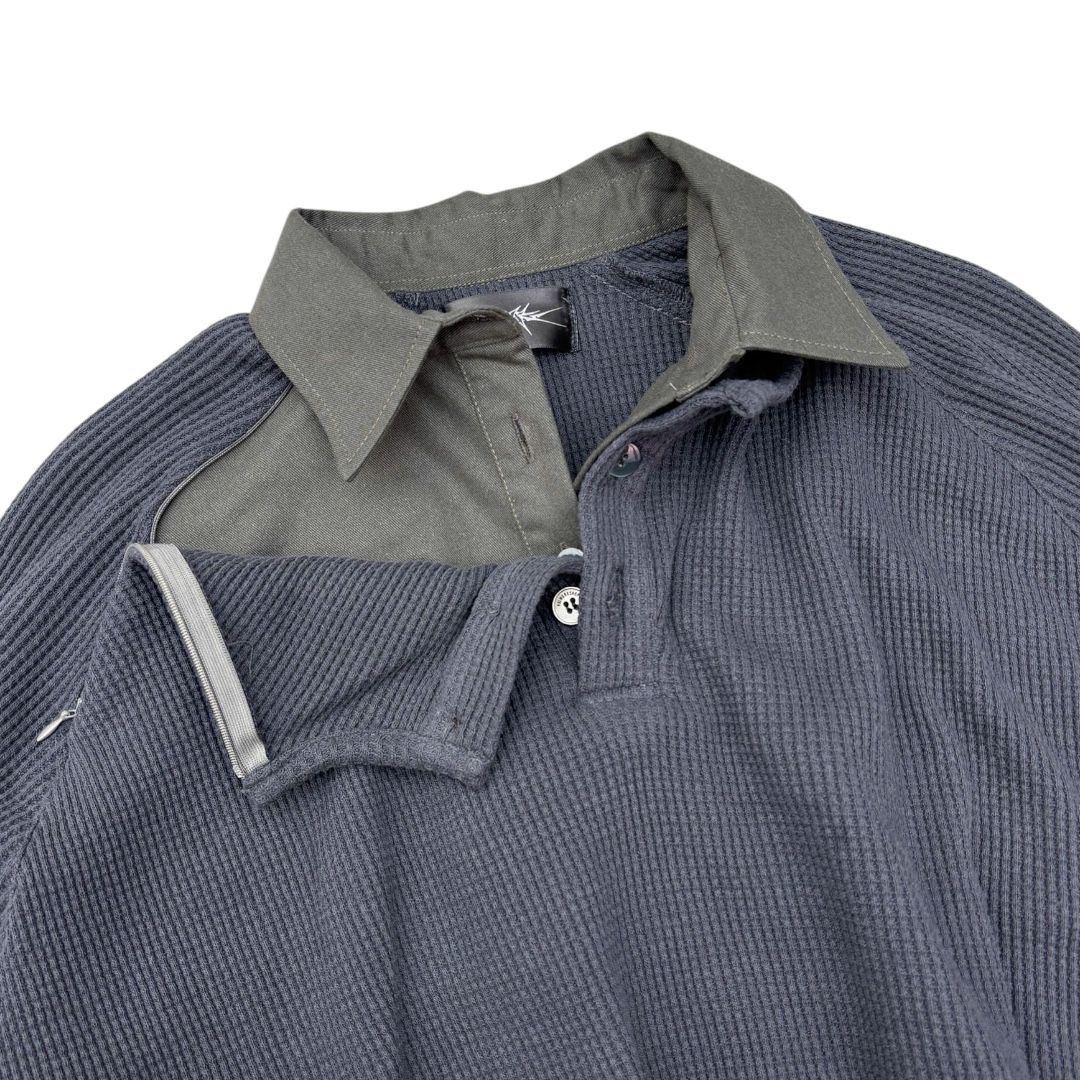 WAF Collared Tee - Gray