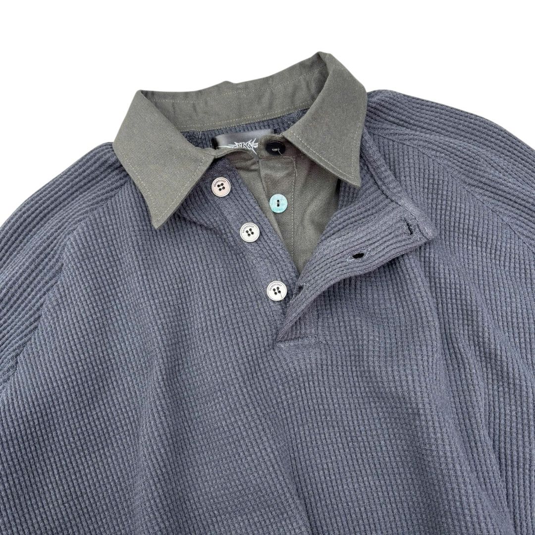 WAF Collared Tee - Gray