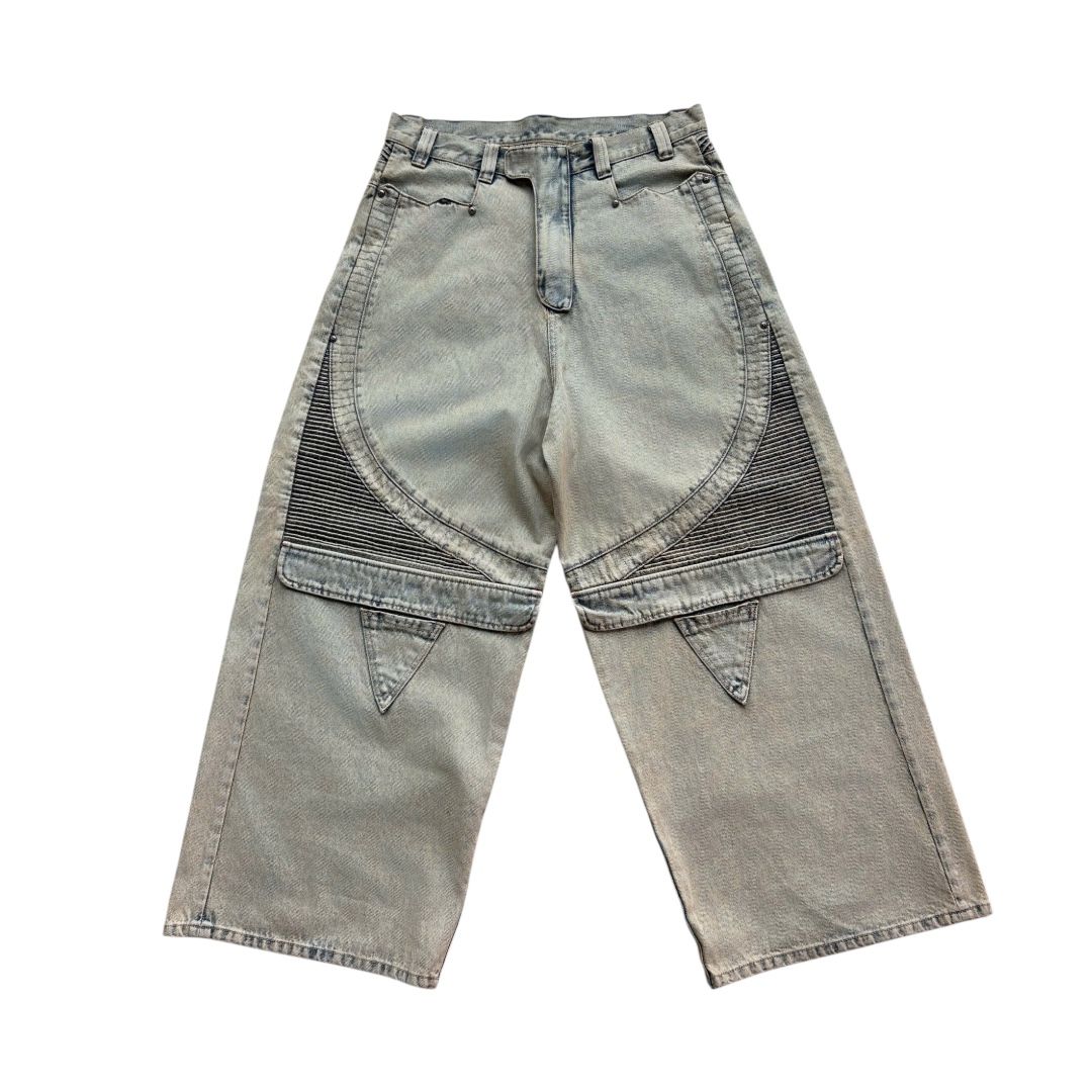 Biker Denim Pants