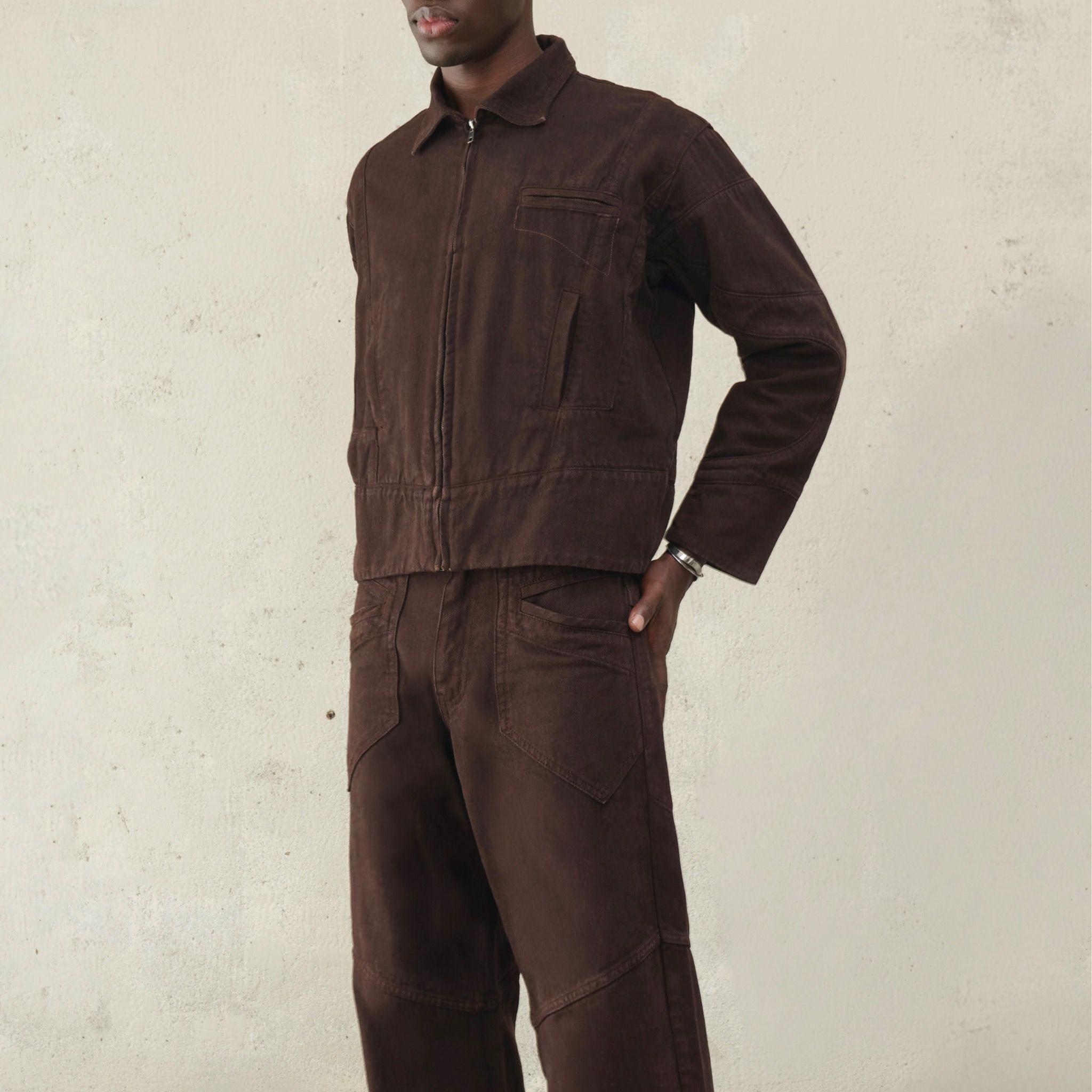 Choco Denim Jacket