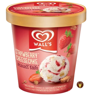 Kem walls staw cheese 450g (hộp)
