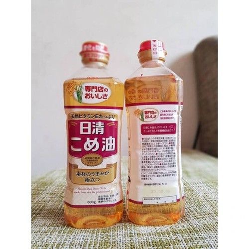 Dầu gạo Nissin 600g (chai)