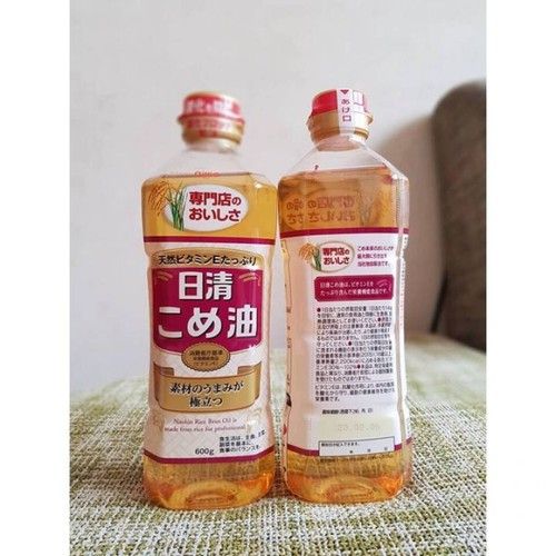  Dầu gạo Nissin 600g (chai) 