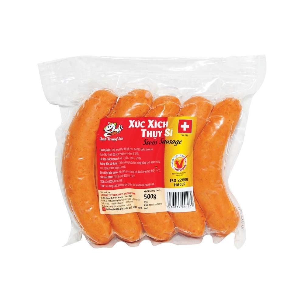 Xúc xích Thụy Sỹ 500g (gói)